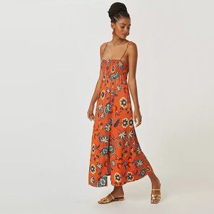 ANTHROPOLOGIE | Maeve | Floral Crossback Maxi Dress | NWT